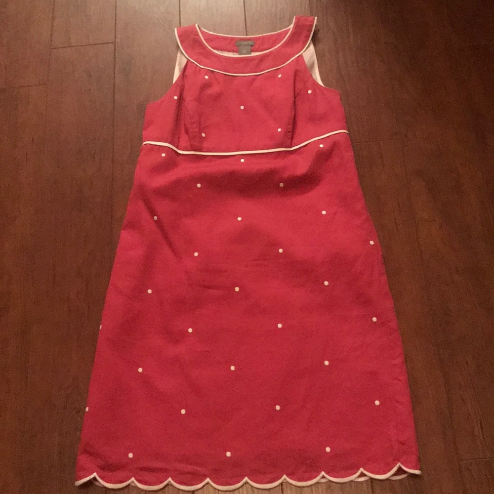 Sleeveless yoke neck dress